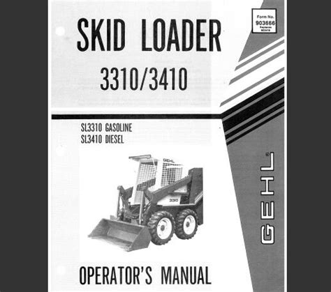 gehl 3410 skid steer specs|gehl skid steer manual.